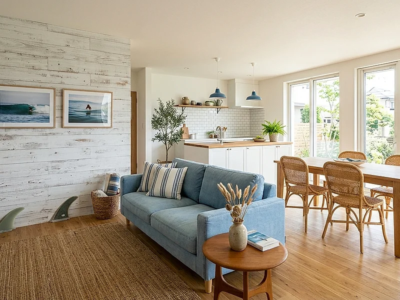 サーフスタイルのLDKリノベーション